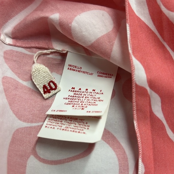 MARNI NWOT Light Coral Sheath like Sleeveless Dress Size 40/4 - Picture 10 of 11